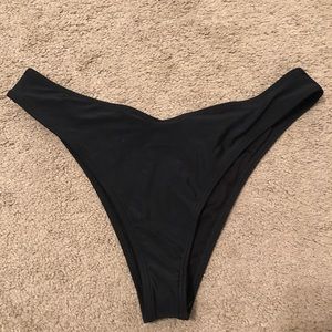 Black bikini bottoms